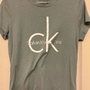 Calvin Klein Jeans Light Gray Logo Tee